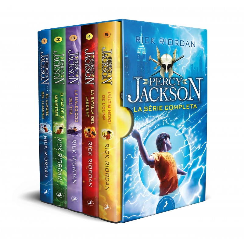 PERCY JACKSON Y LOS DIOSES DEL OLIMPO, PACK SERIE COMPLETA