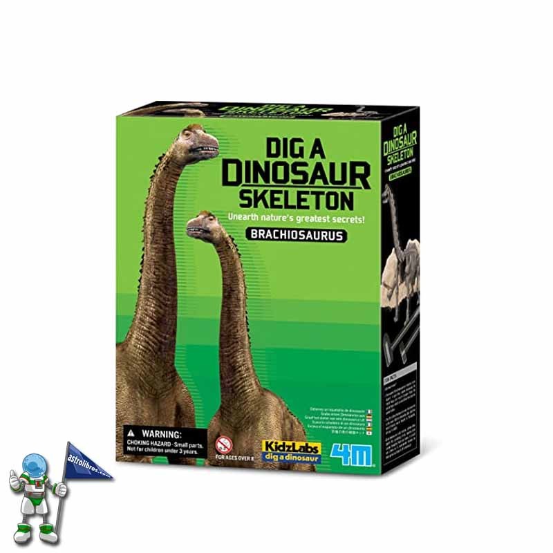 KIT GEOLÓGICO BRACHIOSAURUS, MANUALIDADES KIDZLABS