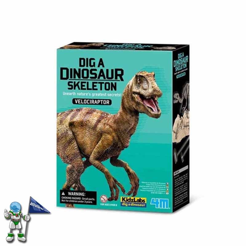 KIT GEOLÓGICO VELOCIRAPTOR, MANUALIDADES KIDZLABS