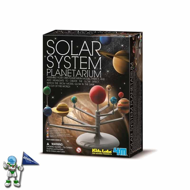 PLANETARIO SISTEMA SOLAR DE ESCRITORIO, MANUALIDADES KIDZLABS 4M