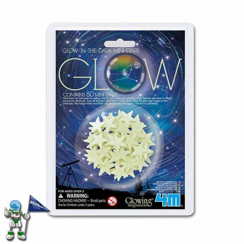 MINI ESTRELAS BRILLA EN LA OSCURIDAD, GLOW IN THE DARK 4M MINI ESTRELAS BRILLA EN LA OSCURIDAD, GLOW IN THE DARK 4M