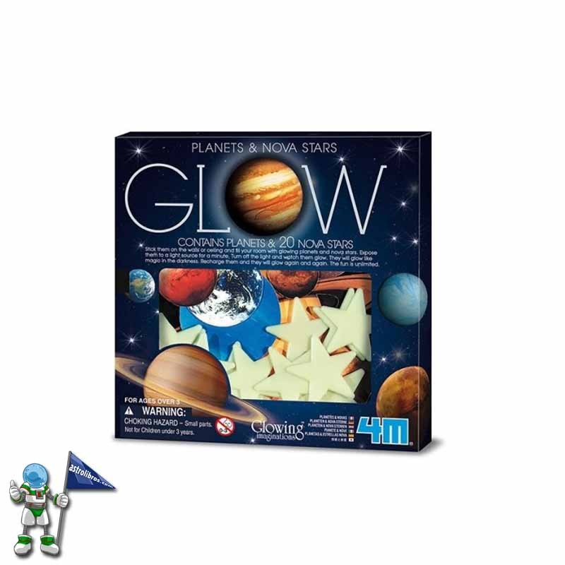 ESTRELLAS Y PLANETAS BRILLA EN LA OSCURIDAD, GLOW IN TE DARK 4M ESTRELLAS Y PLANETAS BRILLA EN LA OSCURIDAD, GLOW IN TE DARK 4M