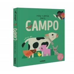 PIPA Y OTTO EN EL CAMPO, GRANDES ANIMALES EN POP-UP