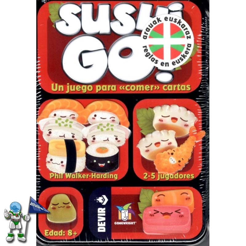 SUSHI GO! KARTA JOKO, ARAUAK EUSKARAZ