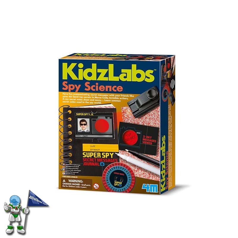 CIENCIA DEL ESPIONAJE, MANUALIDADES KIDZLABS