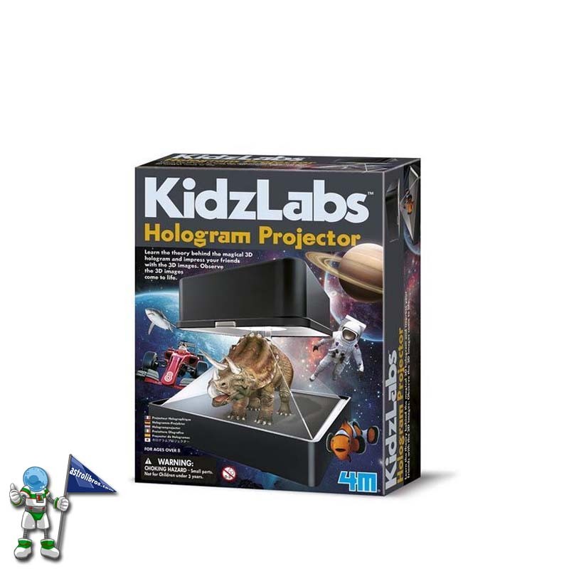 PROYECTOR HOLOGRAFICO, MANUALIDADES KIDZLABS