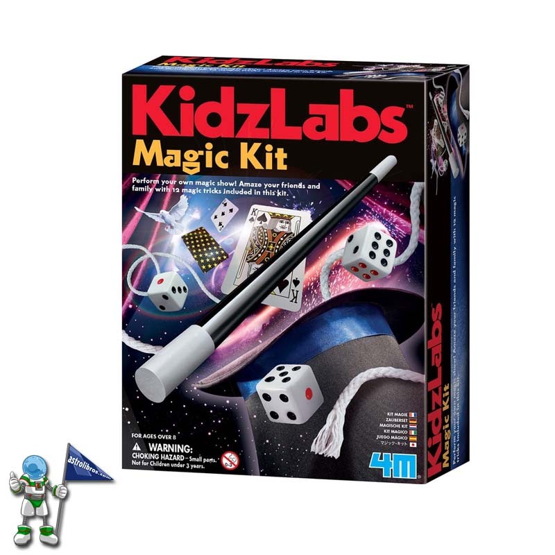 KIT DE MAGIA, KIDZLABS EXPERIMENTOS 4M KIT DE MAGIA, KIDZLABS EXPERIMENTOS 4M