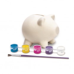 TALLER PINTA TU HUCHA DE CERDITO, MANUALIDADES 4M