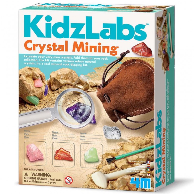 ARQUEÓLOGO DE MINERALES, MANUALIDADES KIDZLABS 4M