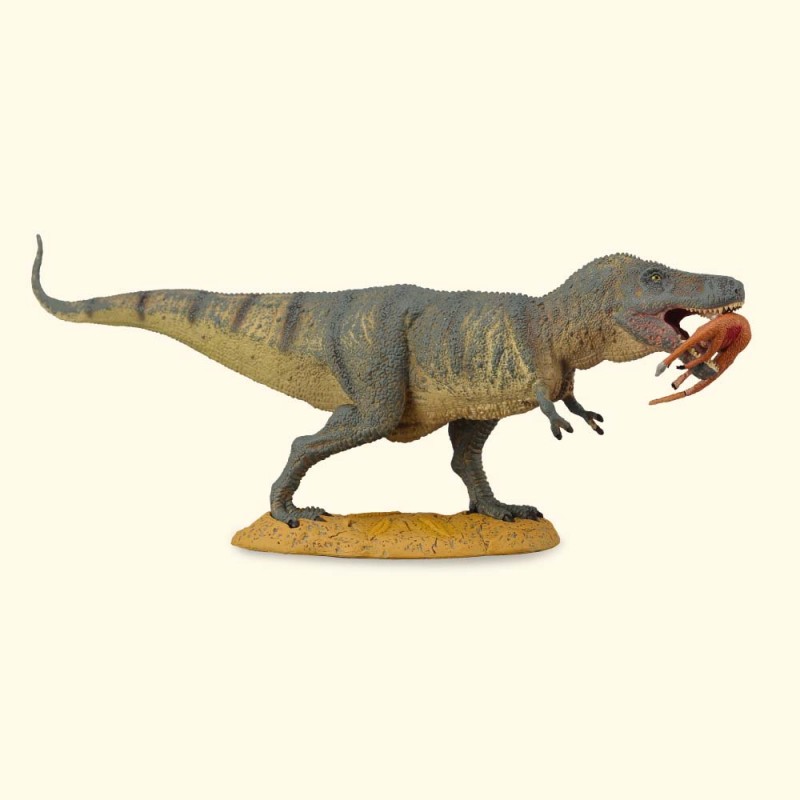 DINOSAURIO TYRANNOSAURUS REX CON PREY-STRUTHIOMINUS, FIGURAS DE ANIMALES