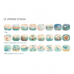 DISCOS PARA LINTERNA PROYECTOR DE HISTORIAS MOULIN ROTY, EL VIAJE DE OLGA