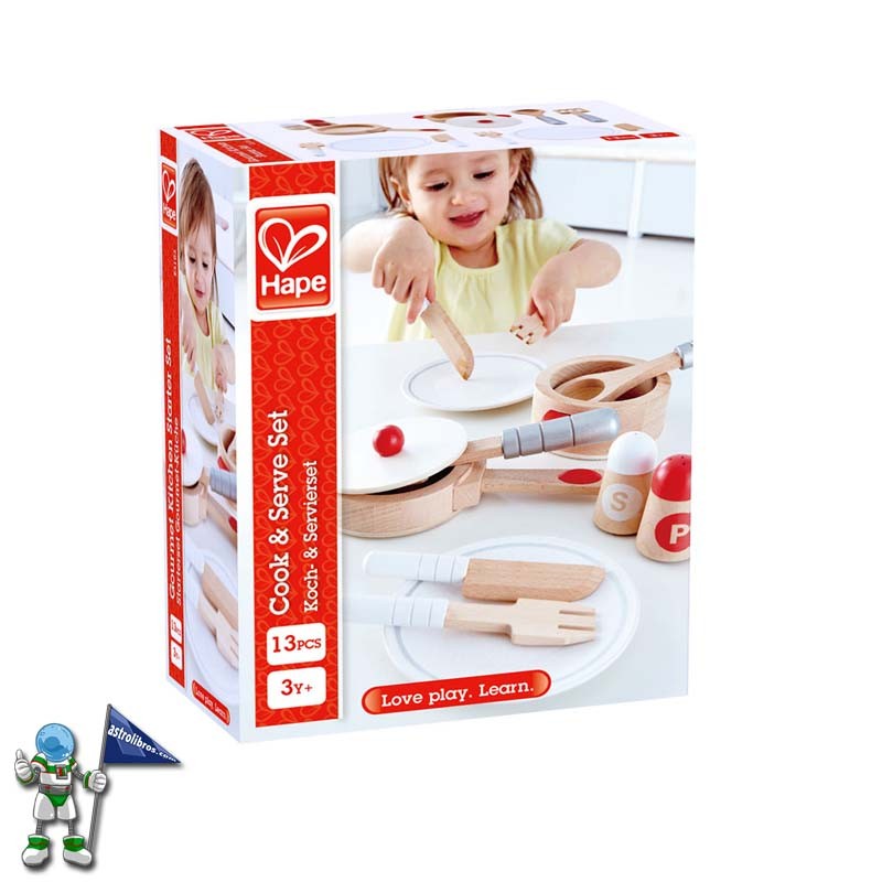 SET DE COCINA DE MADERA HAPE