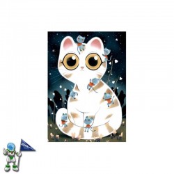 WIZZY PUZZLE TIERNO GATITO BRILLA OSCURIDAD DJECO