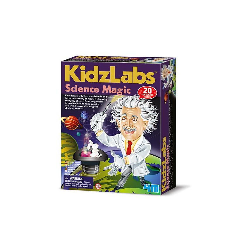 TRUCOS DE CIENCIA MÁGICA, MANUALIDADES KIDZLABS 4M