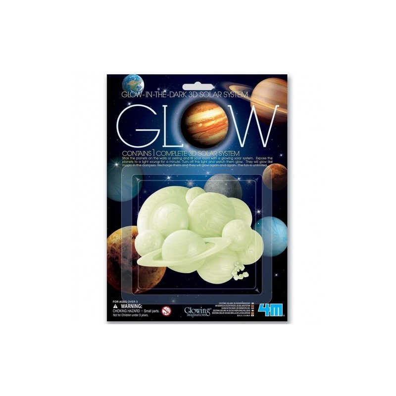 SISTEMA SOLAR BRILLA EN LA OSCURIDAD, GLOW IN THE DARK 4M