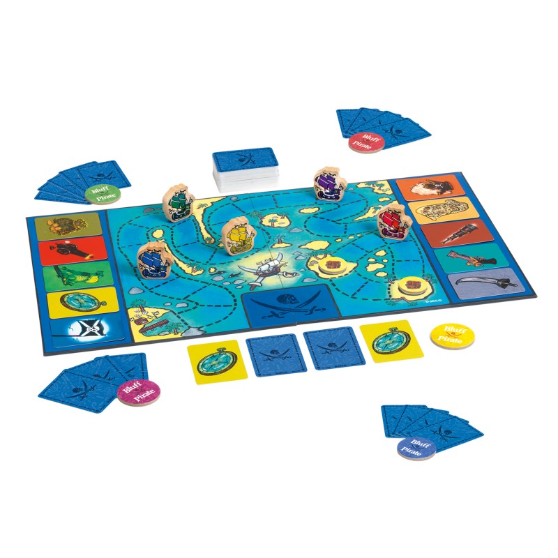 BLUFF PIRATE, JUEGO DE MESA DJECO