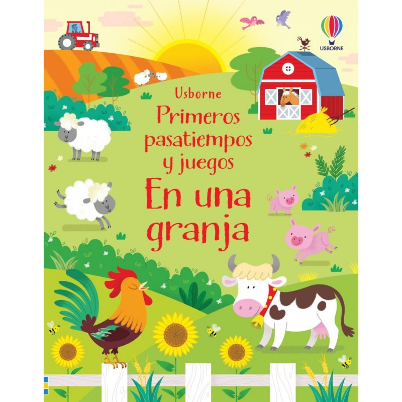 EN UNA GRANJA, PRIMEROS PASATIEMPOS Y JUEGOS USBORNE