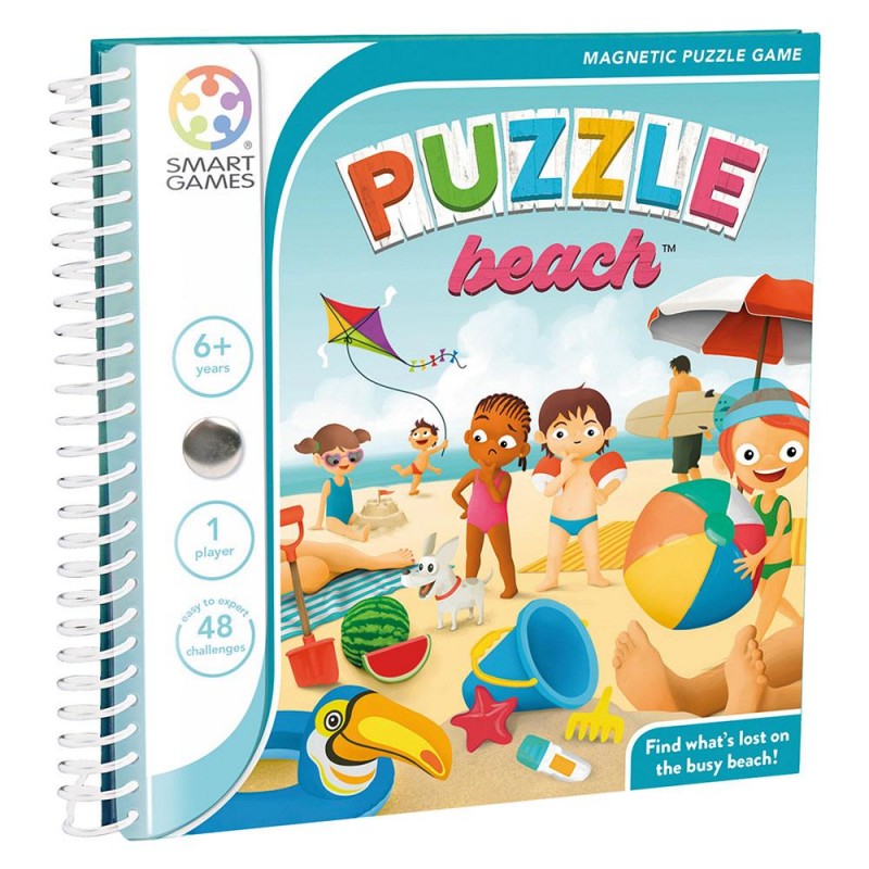 PUZZLE BEACH, JUEGO MAGNÉTICO DE LÓGICA, SMART GAMES
