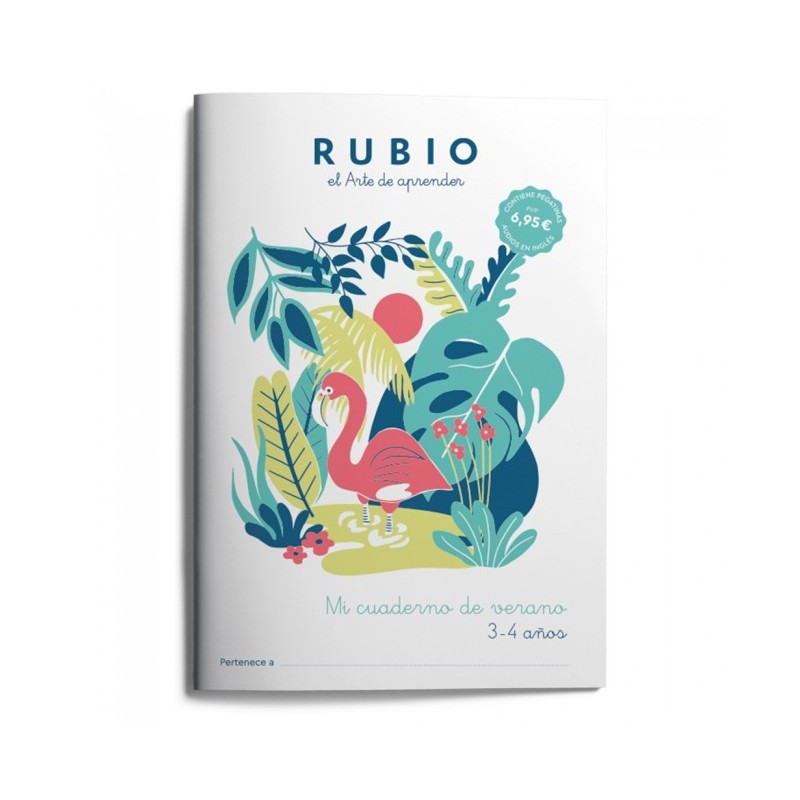 MI CUADERNO DE VERANO RUBIO 3-4 AÑOS