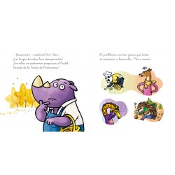 DON YATA, EL MISTERIO DE LAS BAYAS DORADAS, LETRA CURSIVA