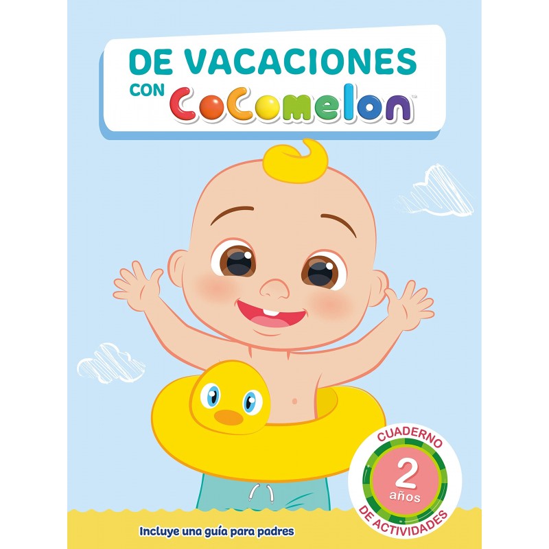 DE VACACIONES CON COCOMELON 2 AÑOS, CUADERNO DE ACTIVIDADES