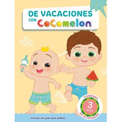 DE VACACIONES CON COCOMELON 3 AÑOS, CUADERNO DE ACTIVIDADES