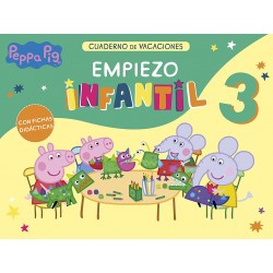 PEPPA PIG CUADERNO DE VACACIONES EMPIEZO INFANTIL 3 AÑOS