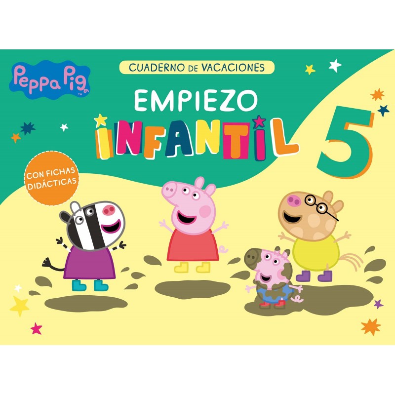 PEPPA PIG CUADERNO DE VACACIONES, EMPIEZO INFANTIL 5 AÑOS