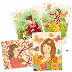 ROTULADORES PINCEL PINTAR POR NÚMEROS, BAJO LOS ENCANTOS, MANUALIDADES DJECO