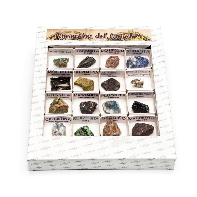CAJA MINERALES DEL MUNDO NÚMERO 4 CAJA MINERALES DEL MUNDO NÚMERO 4