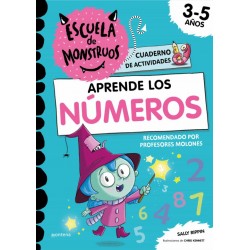 APRENDE A LEER EN LA ESCUELA DE MONSTRUOS, APRENDER LOS NÚMEROS, CUADERNO PARA REPASAR