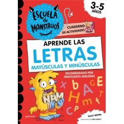 APRENDE A LEER EN LA ESCUELA DE MONSTRUOS, APRENDER LAS LETRAS, CUADERNO PARA REPASAR