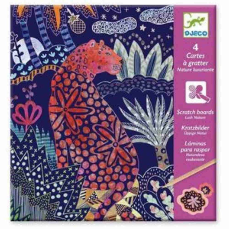 LÁMINAS PARA RASCAR NATURALEZA EXUBERANTE | MANUALIDADES DJECO LÁMINAS PARA RASCAR NATURALEZA EXUBERANTE | MANUALIDADES DJECO