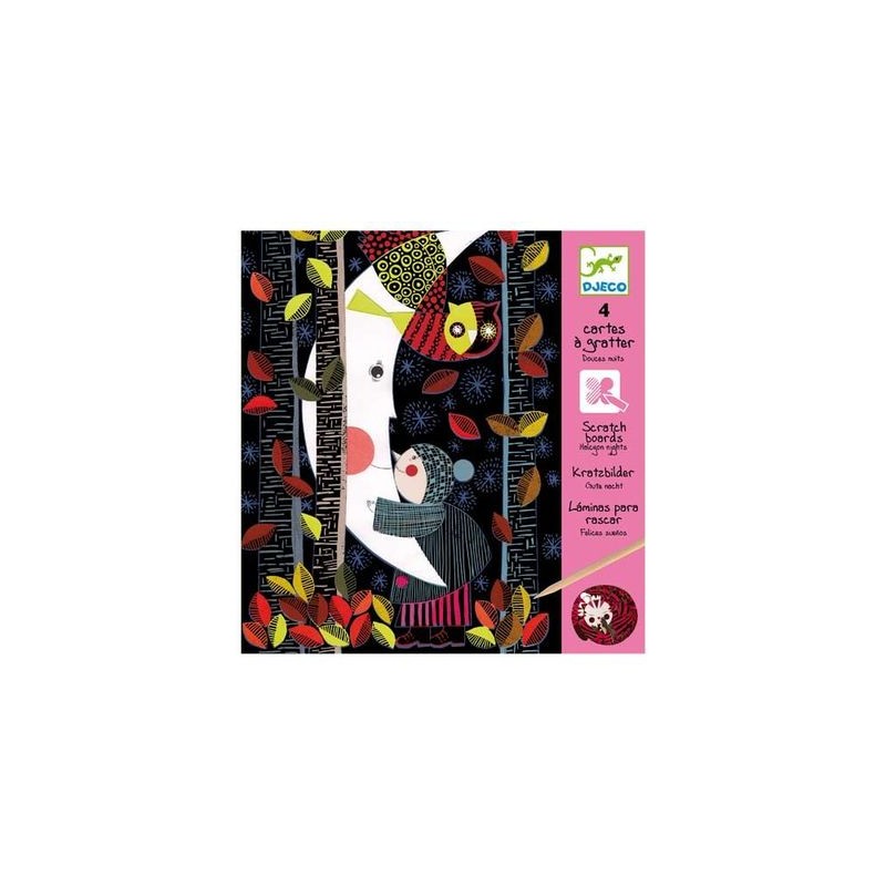 LÁMINAS PARA RASCAR NOCHES IDÍLICAS | MANUALIDADES DJECO LÁMINAS PARA RASCAR NOCHES IDÍLICAS | MANUALIDADES DJECO