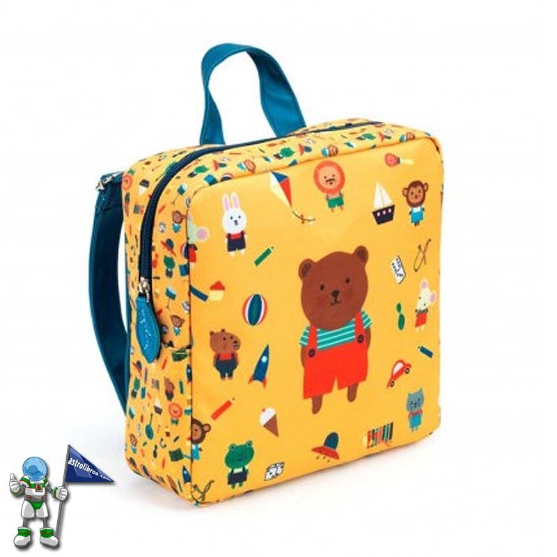 MOCHILA PREESCOLAR OSO AMARILLA, DJECO