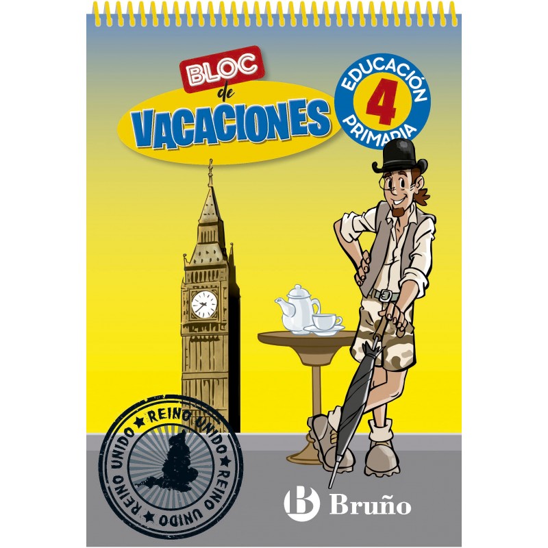 BLOC DE VACACIONES 4º DE PRIMARIA, CUADERNOS DE VACACIONES BLOC DE VACACIONES 4º DE PRIMARIA, CUADERNOS DE VACACIONES