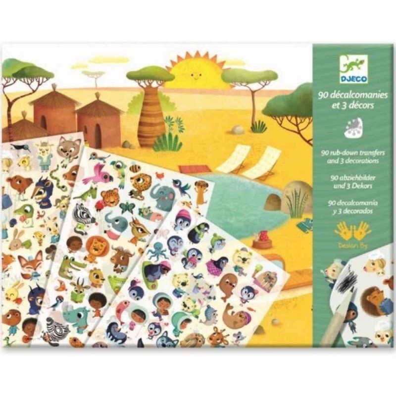 CALCAMONÍA LA FIESTA YA ESTÁ AQUÍ | MANUALIDADES DJECO