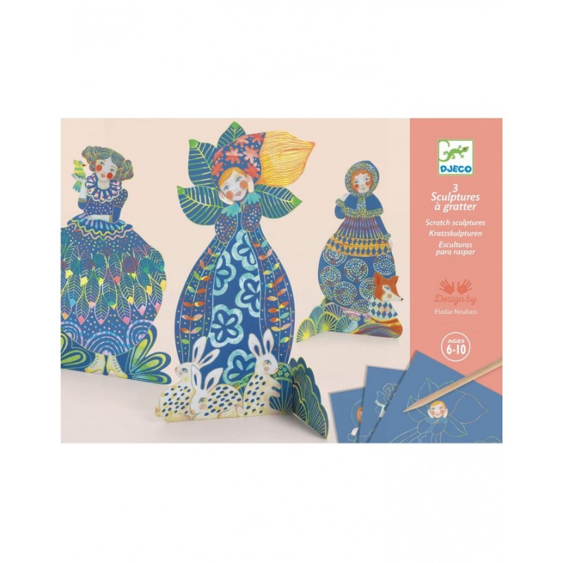 ESCULTURAS PARA RASPAR BONITOS VESTIDOS, MANUALIDADES DJECO ESCULTURAS PARA RASPAR BONITOS VESTIDOS, MANUALIDADES DJECO