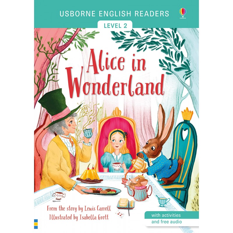 ALICE IN WONDERLAND, USBORNE ENGLISH READER 2