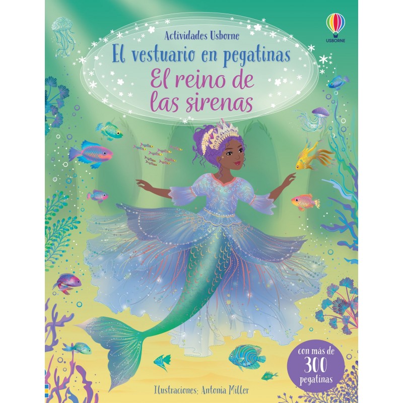 EL REINO DE LAS SIRENAS, EL VESTUARIO EN PEGATINAS USBORNE