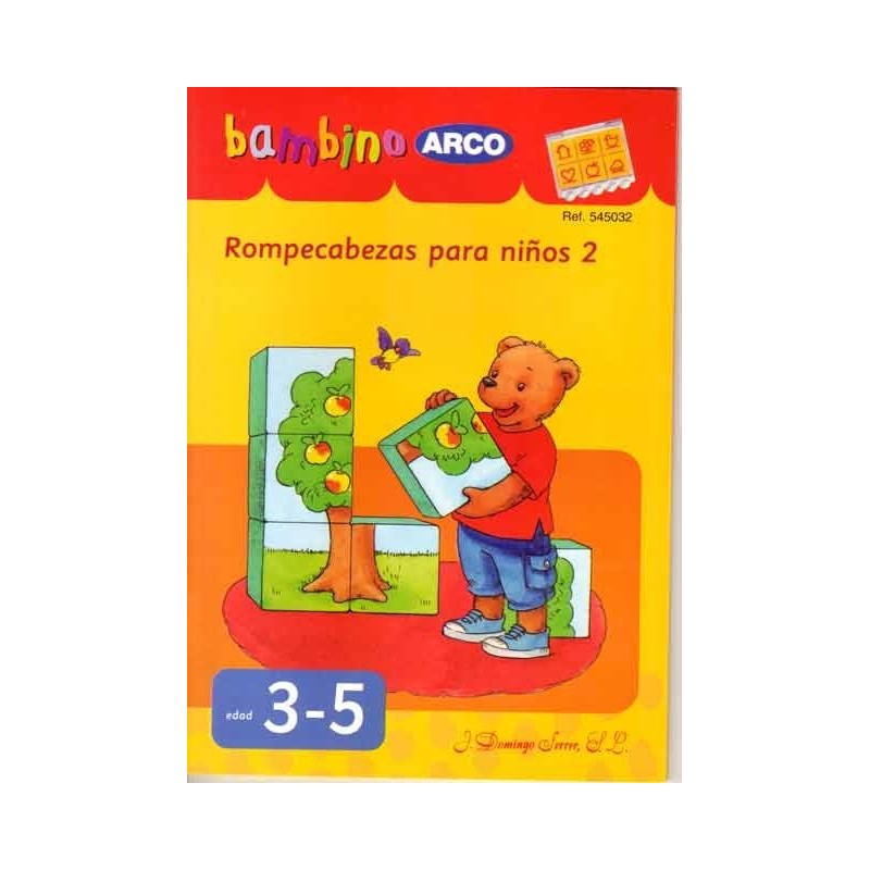 CUADERNO BAMBINO ARCO ROMPECABEZAS PARA NIÑOS 2 CUADERNO BAMBINO ARCO ROMPECABEZAS PARA NIÑOS 2