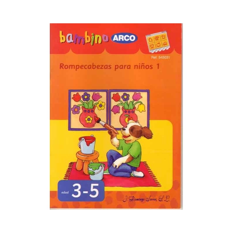 CUADERNO BAMBINO ARCO ROMPECABEZAS PARA NIÑOS 1