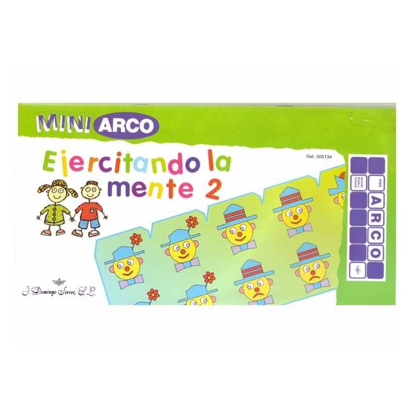 CUADERNO MINI ARCO, 505134, EJERCITANDO LA MENTE 2