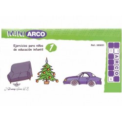 CUADERNO MINI ARCO, 505031, EJERCICIOS PARA NIÑOS DE EDUCACIÓN INFANTIL 1