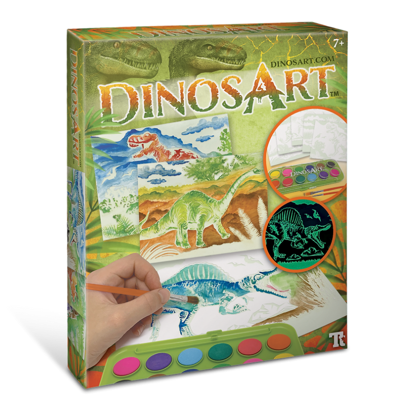 AQUARELAS MÁGICAS DINOSAURIOS, MANUALIDADES DINOSART