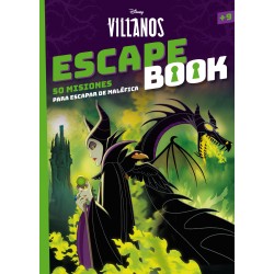 DISNEY VILLANOS ESCAPE BOOK, 50 MISIONES PARA ESCAPAR DE MALÉFICA