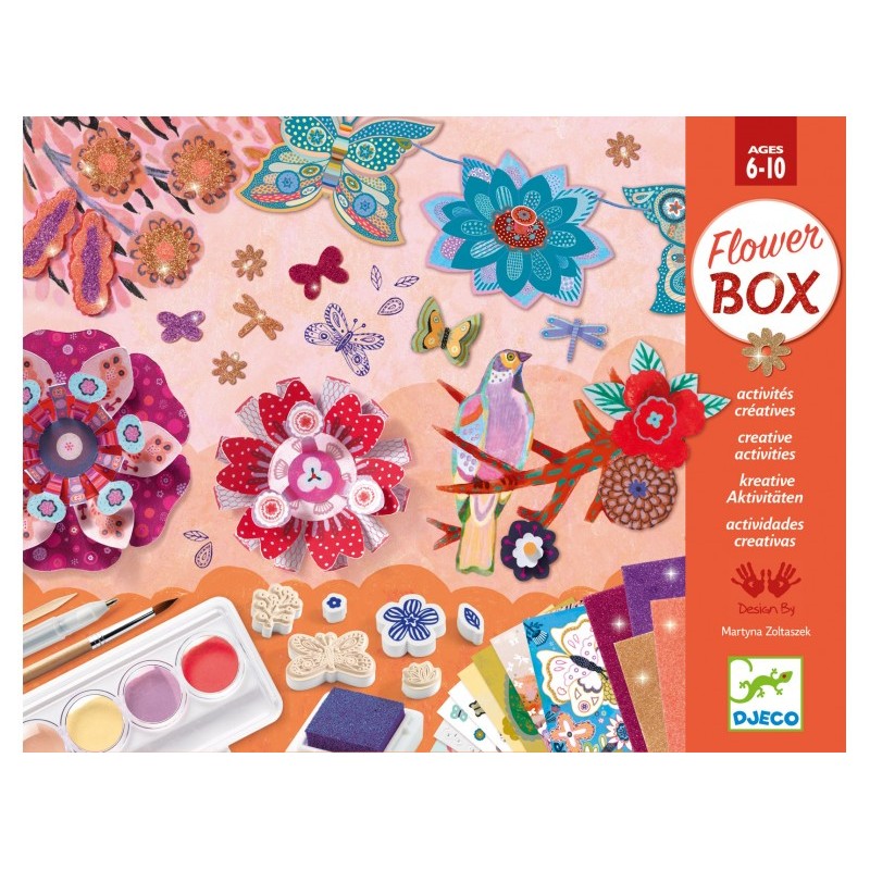 FLOWER BOX, MANUALIDADES DJECO