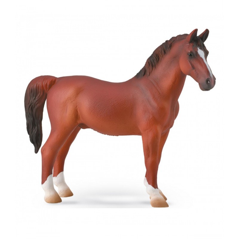 CABALLO SEMENTAL HACKNEY CASTAÑO, FIGURAS DE ANIMALES CABALLO SEMENTAL HACKNEY CASTAÑO, FIGURAS DE ANIMALES