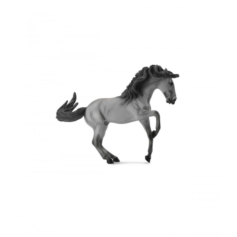 CABALLO SEMENTAL LUSITANO GRIS, FIGURAS DE ANIMALES