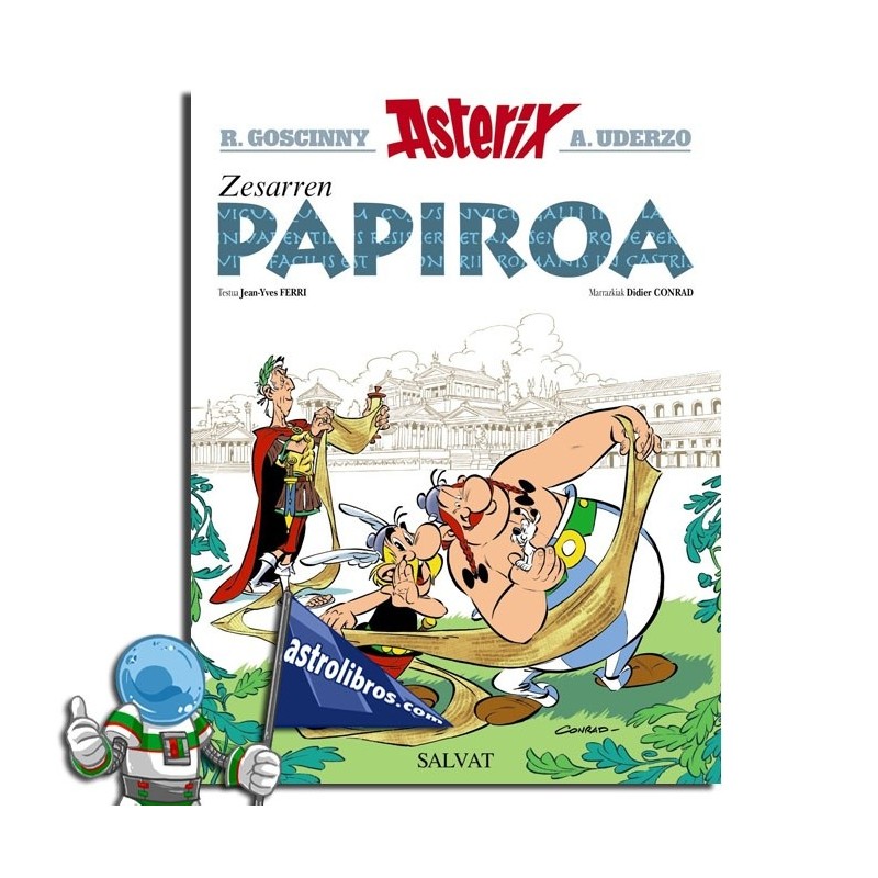 ZESARREN PAPIROA, ASTERIX EUSKERA 36